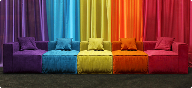 Диван Фри Лаунж любого цвета и в любой ткани на заказ